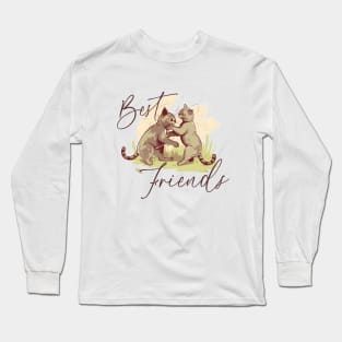 Best Cat Friend Long Sleeve T-Shirt